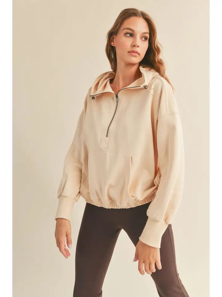 Cream Essential Pullover Cream  S-L