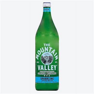 Mountain Valley Sparkling Water 1L Glass Bottle