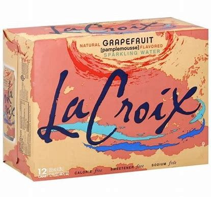 La Croix Pamplemousse (Grapefruit) Sparking Water 12 pk