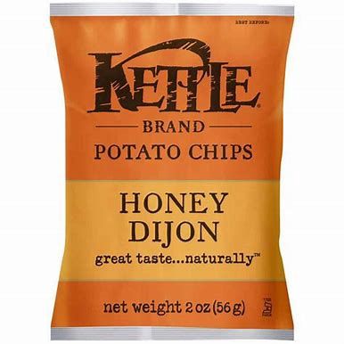 Kettle Brand 2oz Bag of Chips Honey Dijon