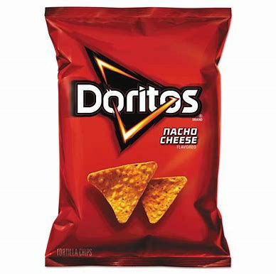 Doritos Nacho Cheese Chips 2 1/2 oz