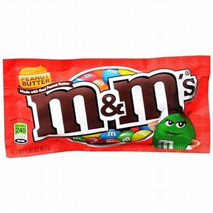 M&amp;M Peanut Butter Chocolate Candy 1.63oz