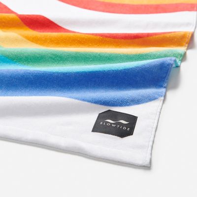 Roygbiv Beach Towel - White (Roygbiv-Beach-Towel-White)