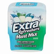 Extra Refreshers Mint Gum Mix Sugar Free Chewing Gum 40-Piece Bottle