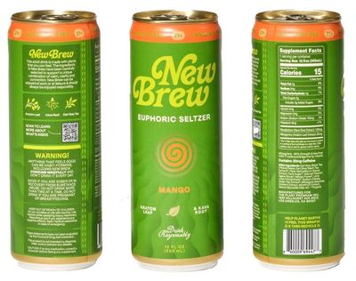 New Brew Mango Euphoric Seltzer 355ml