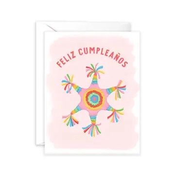 Feliz Cumpleaños Piñata Greeting Card