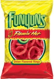 Funyuns Onion Rings Flamin Hot Chips 1.7/8oz