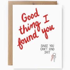 Good Thing I Found You- Card