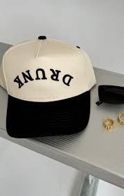 Drunk Hat- Upside Down lettering