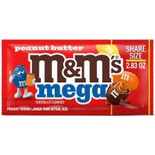 M&amp;Ms Mega Peanut Butter- Share Size
