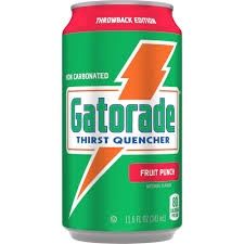 Gatorade Throwback Fruit Punch- 11.6oz