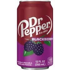 Dr. Pepper BlackBerry 12oz- Single