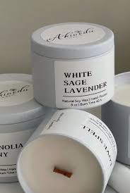 Akivodu Candle 4oz- Lavender/Sage