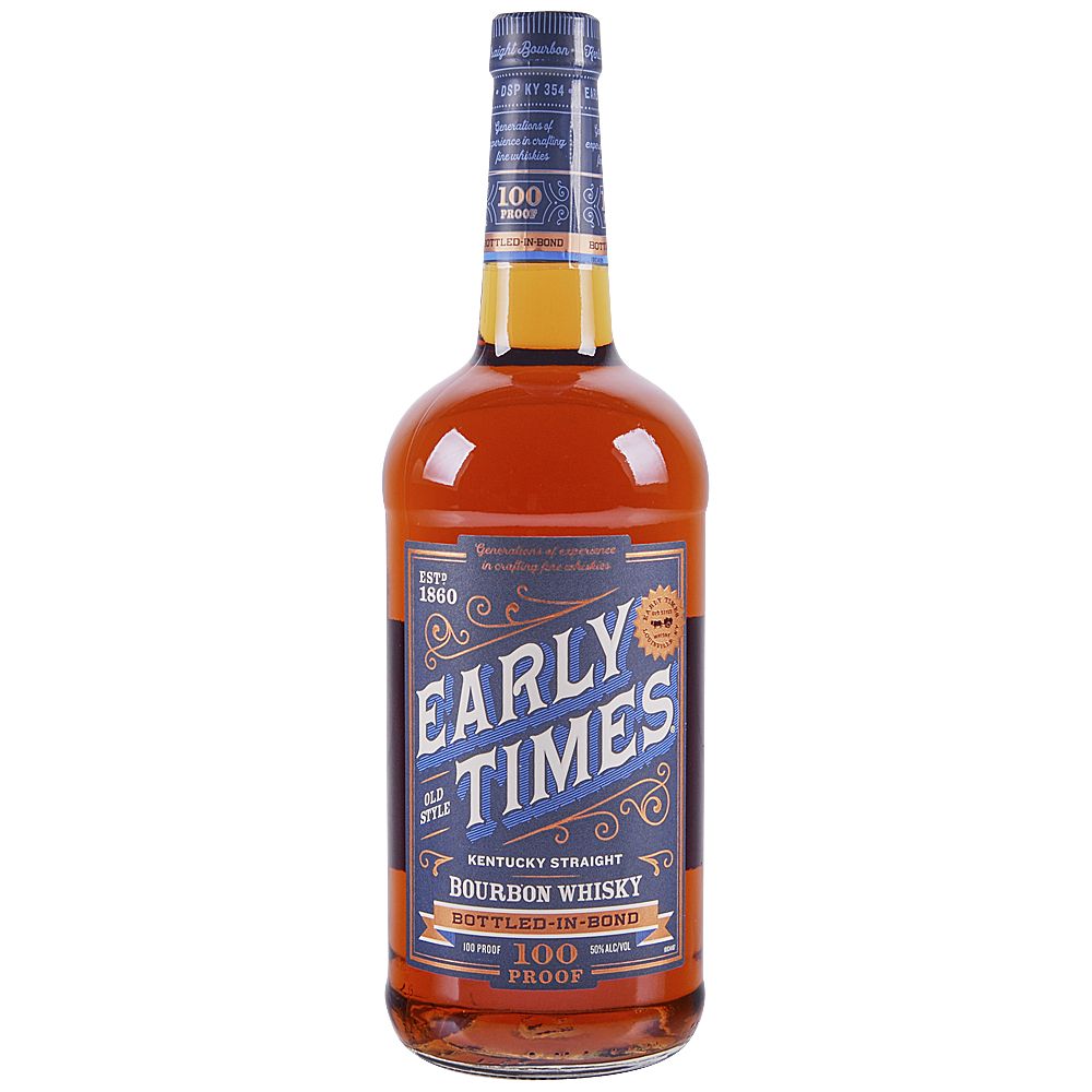 Early Times Bottled-In-Bond Bourbon Whiskey 1L