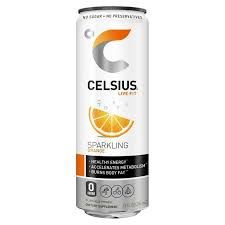 Celsius Orange 12oz Can