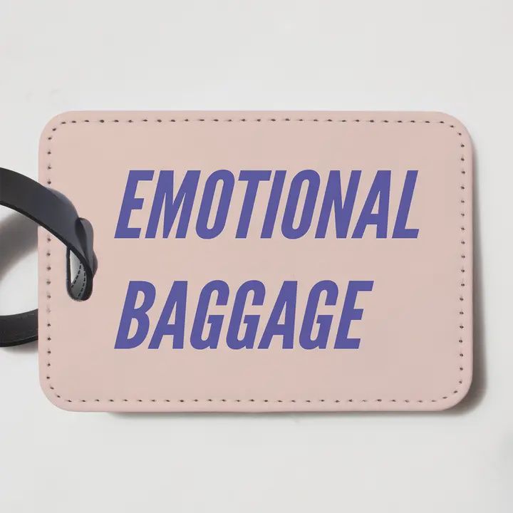 Emotional Baggage Funny Luggage Tag
