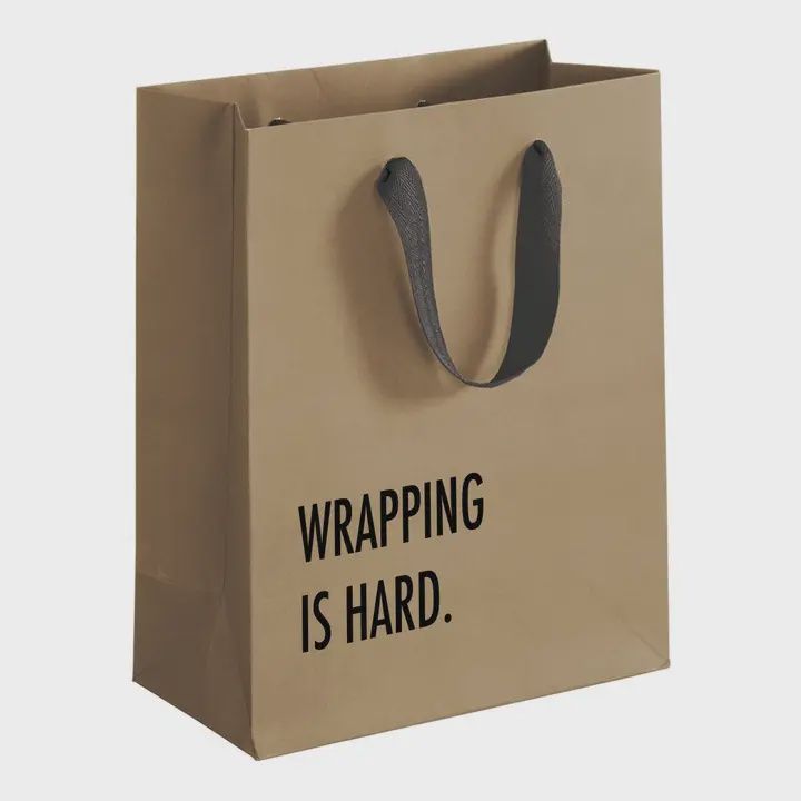 WRAPPING IS HARD BAG