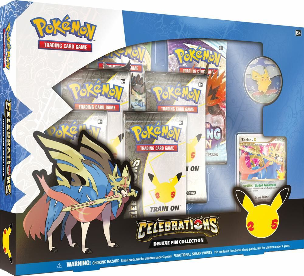 Pokemon Celebrations Deluxe Pin Collection- 25th anniversary
