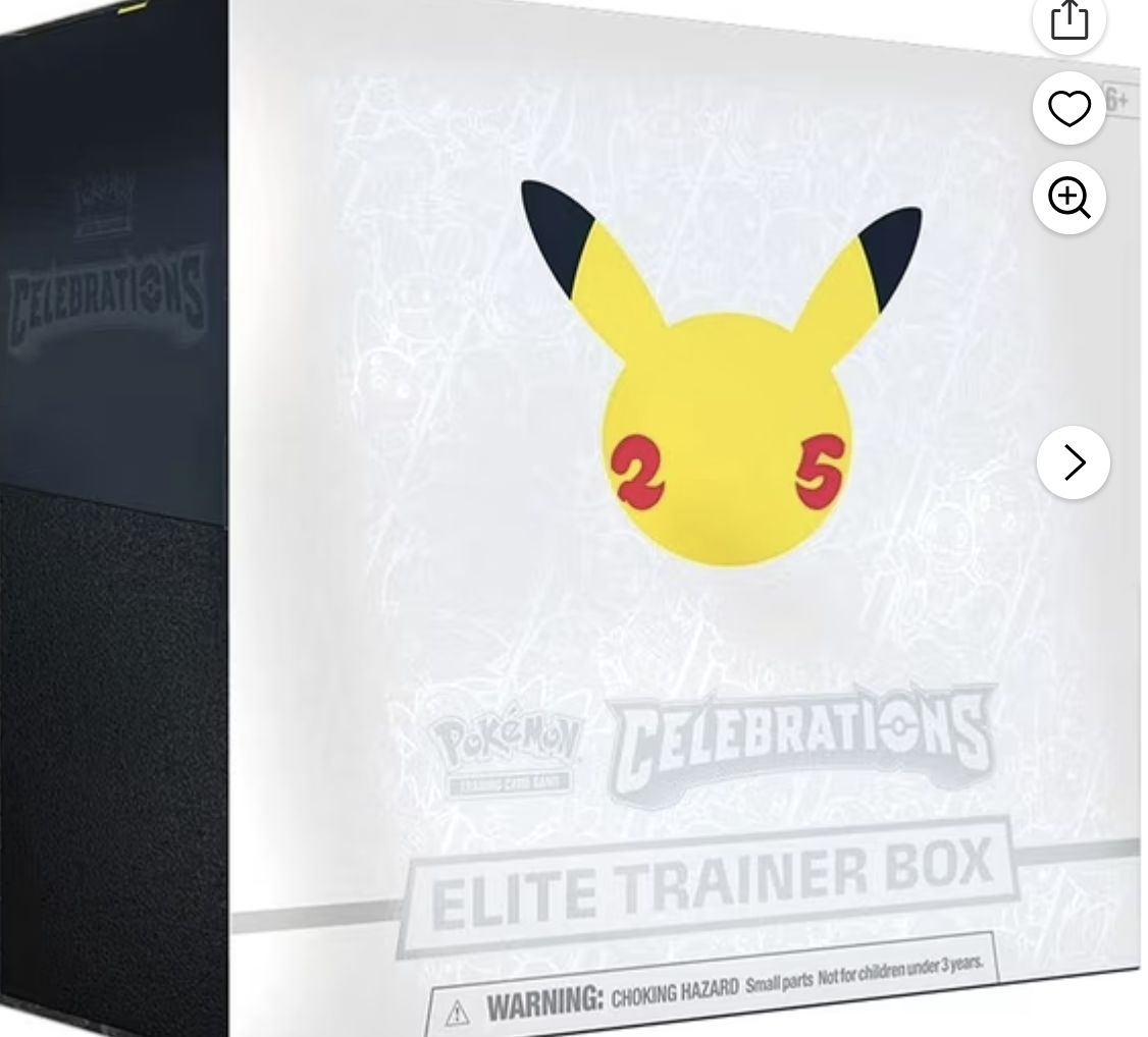 Pokemon 25th Anniversary Celebrations Elite Trainer Boxbria