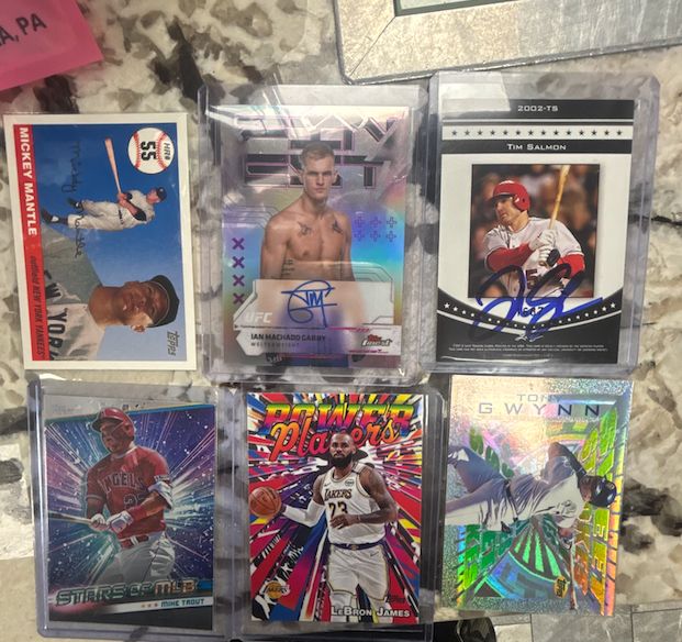 5$ Single Sport Cards