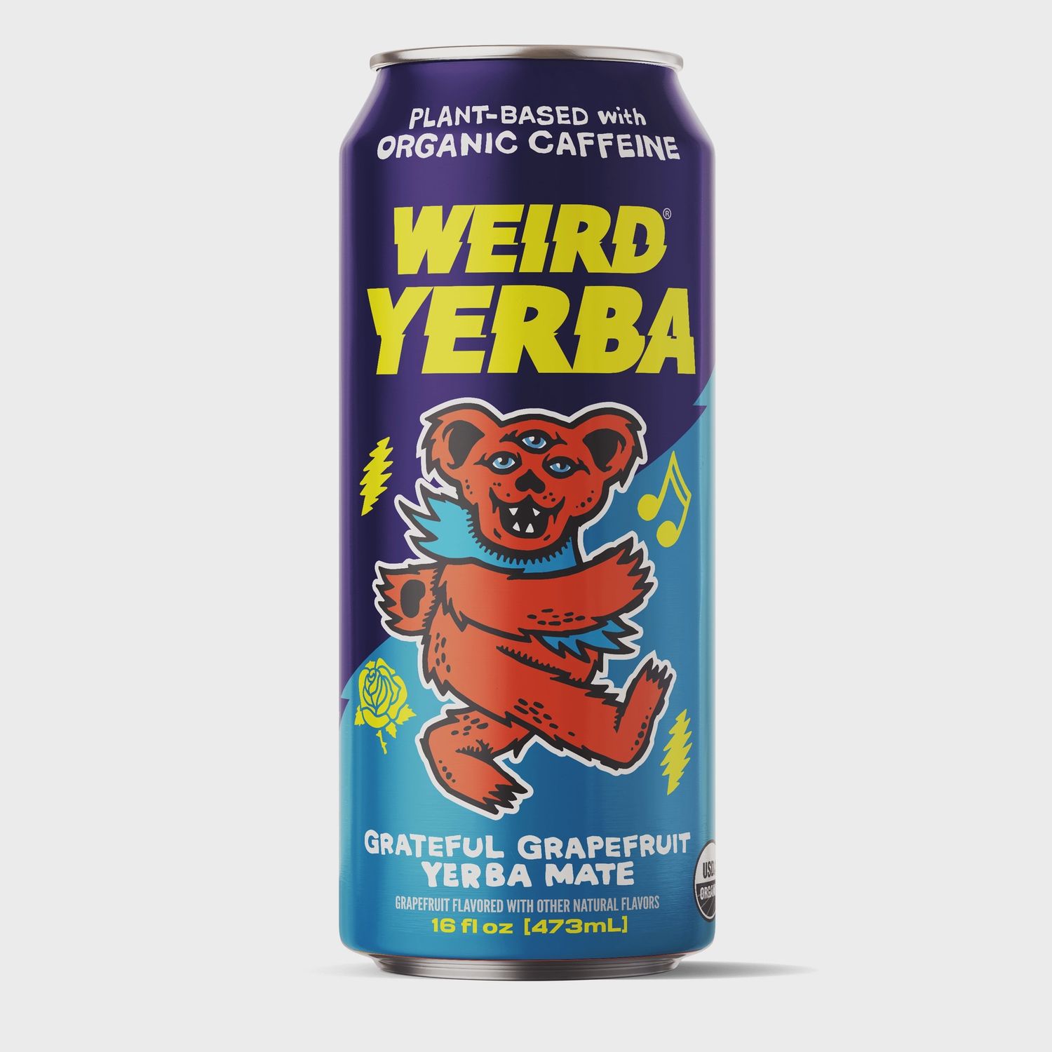 Drink Weird Weird Yerba - Grateful Grapefruit 16oz Can