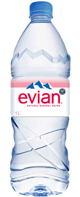 Evian 1L Plastic Bottle