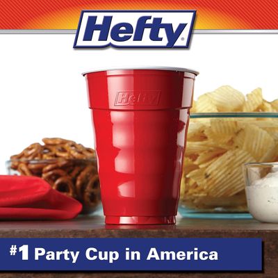 Hefty 18oz Red Cups - 50pk