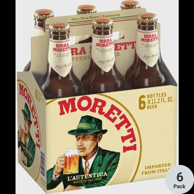 Birra Moretti 6pk Bottles