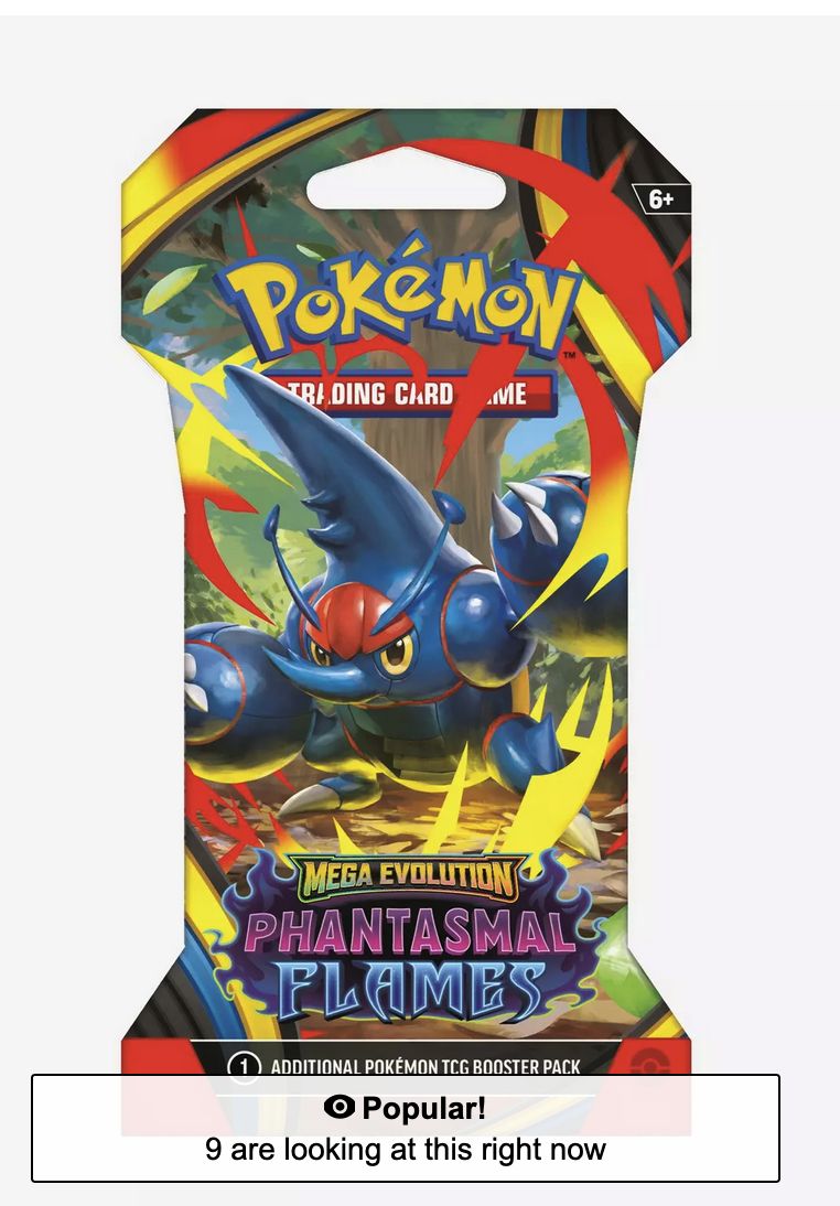 Pokemon Phantasmal Flames Booster Pack