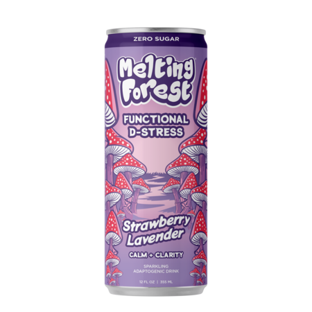 Melting Forest Functional D-Stress 12oz Can - Strawberry Lavender
