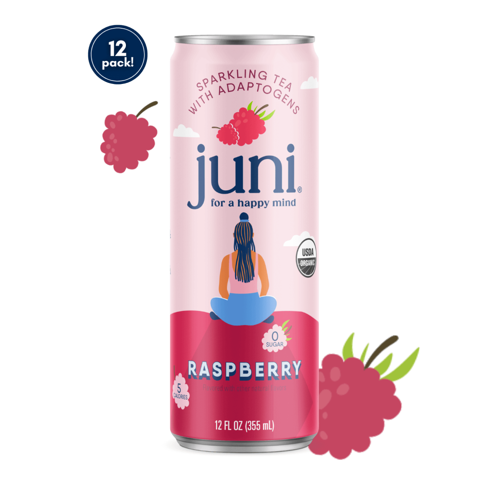 juni Raspberry 12oz Can
