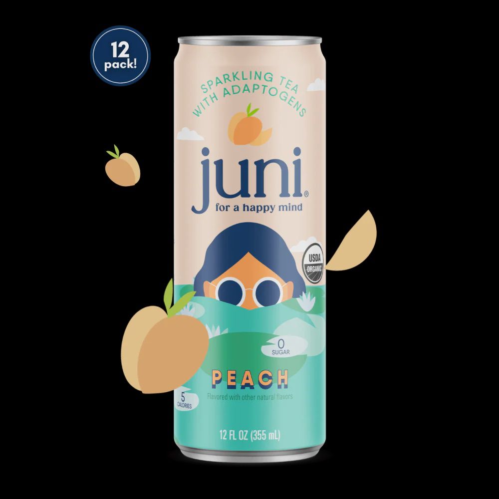 juni Peach 12oz Can