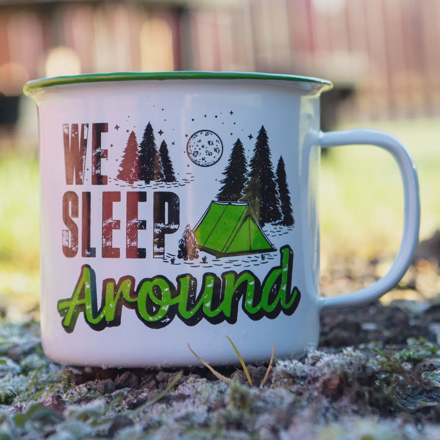 We Sleep Around Camping Coffee Mug