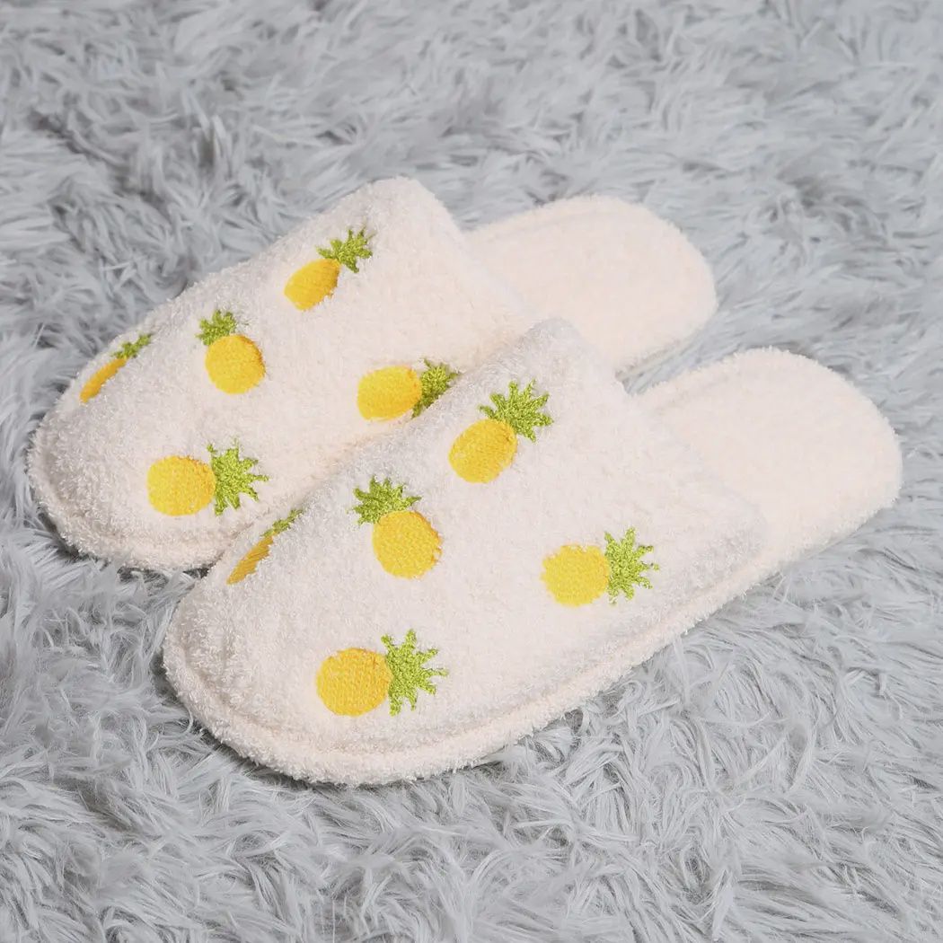Luxury Soft Multi Design Home Pineapple Slippers
