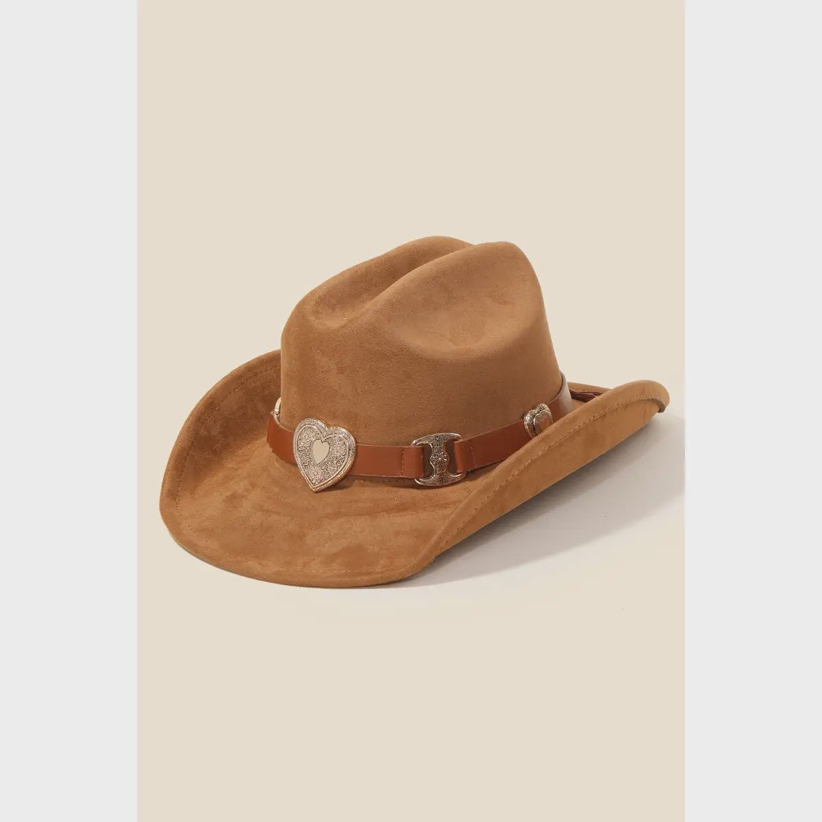 Western Heart Buckle Cowboy Hat