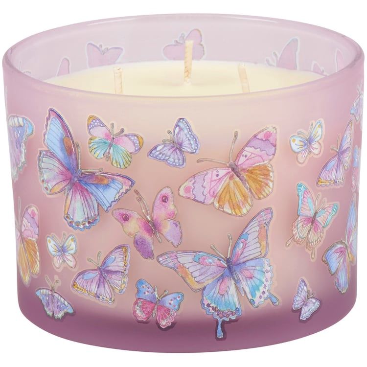 Butterflies Candle