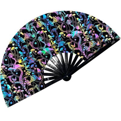 Trippy Mushroom Reflective Fan