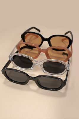JOSSLYN Oversized Retro Frame Sunglasses - Assorted