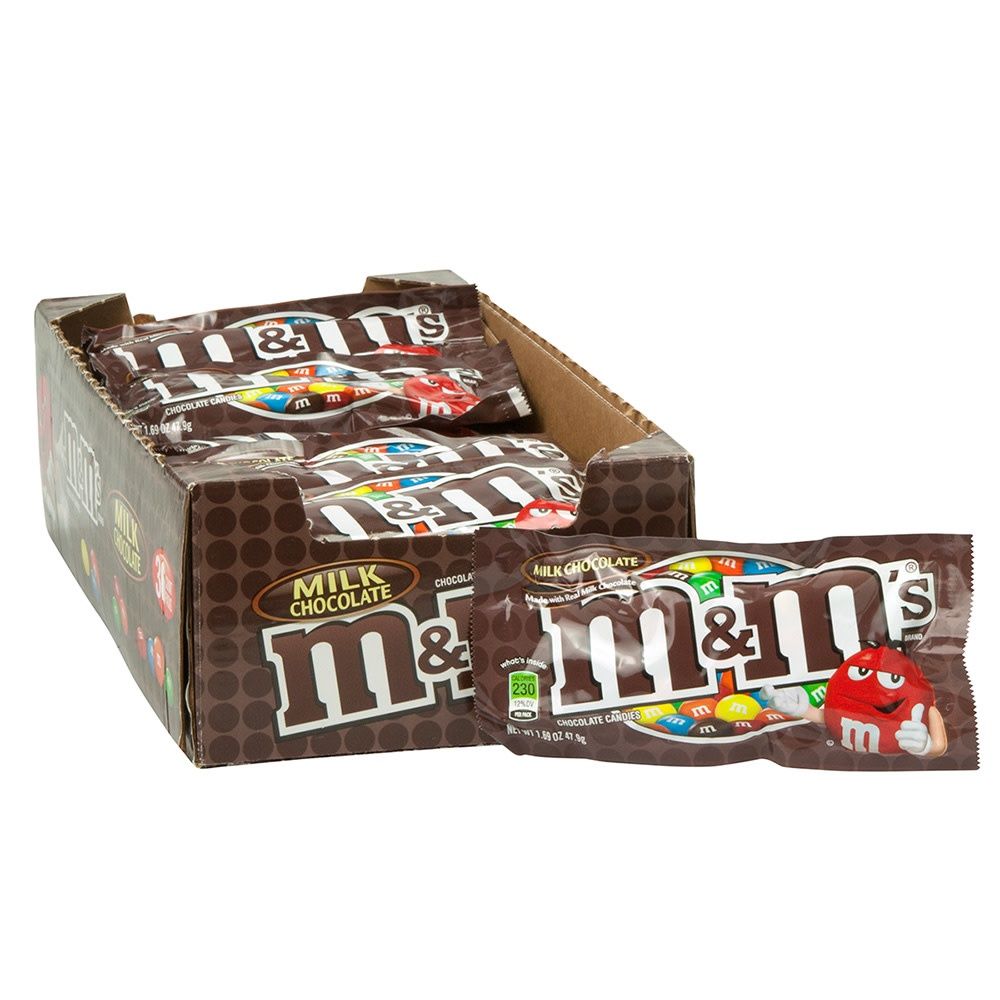 M&amp;Ms Milk Chocolate Candy 1.69oz