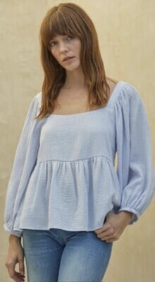 .Light Blue Blouse From By Together