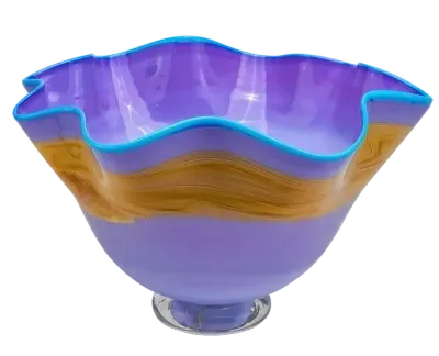 Purple Chisos Footed Wavy