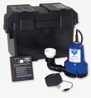 Battery Backup Sump Pump System 1000