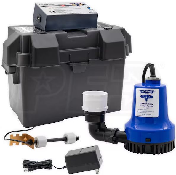 Battery Backup Sump Pump System 1850