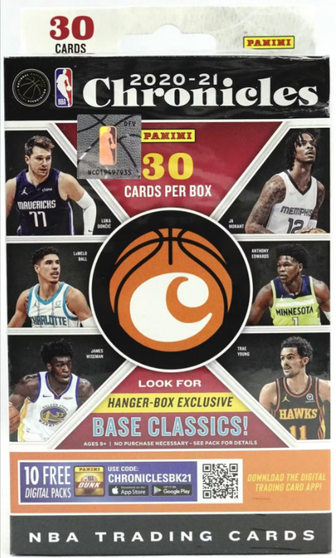 2020-21 Panini Chronicles Basketball Hanger Box