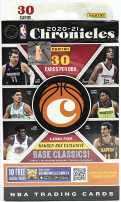 2020-21 Panini Chronicles Basketball Hanger Box