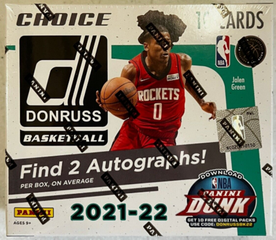 2021-22 Panini Donruss Choice Basketball Hobby Box