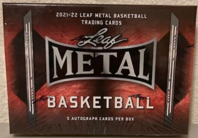2021-22 Leaf Metal Jumbo Hobby Box