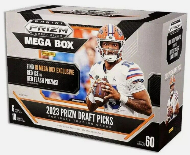 2023 Prizm Draft Football Mega Box