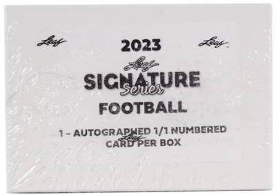 2023 Leaf Signature Football Hobby Box