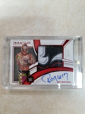 2022 Rey Mysterio #PMRMY Immaculate Autographed Patch #13/25